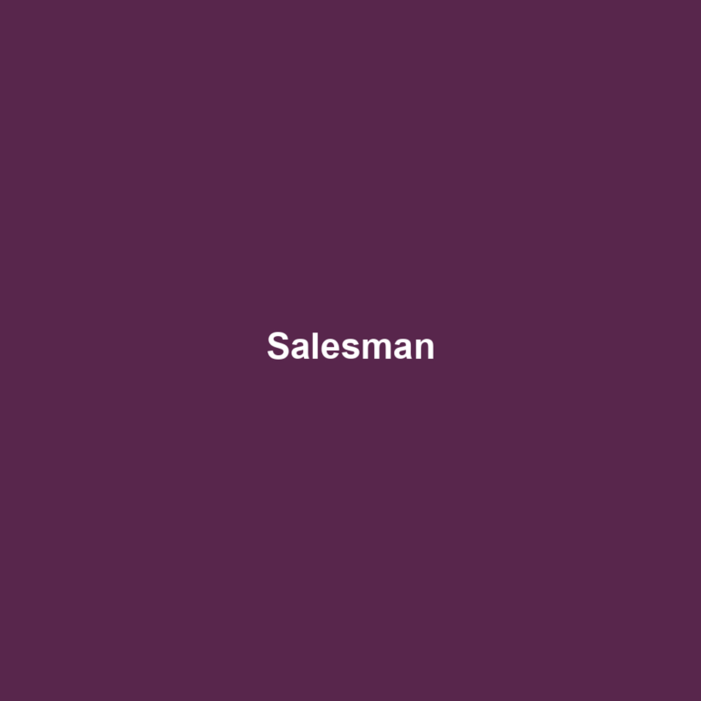 Salesman