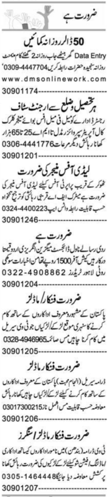 Lady Office Manager & Supervisor Jobs 2024 in Lahore