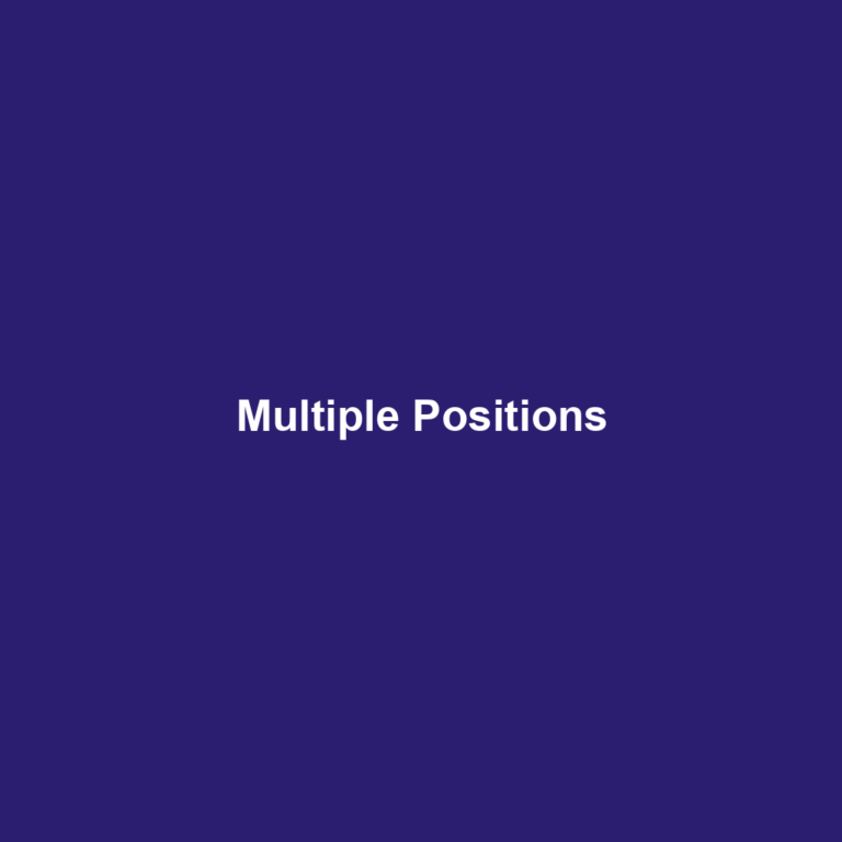 Multiple Positions