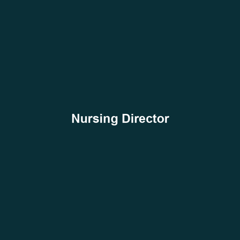 Nursing Director