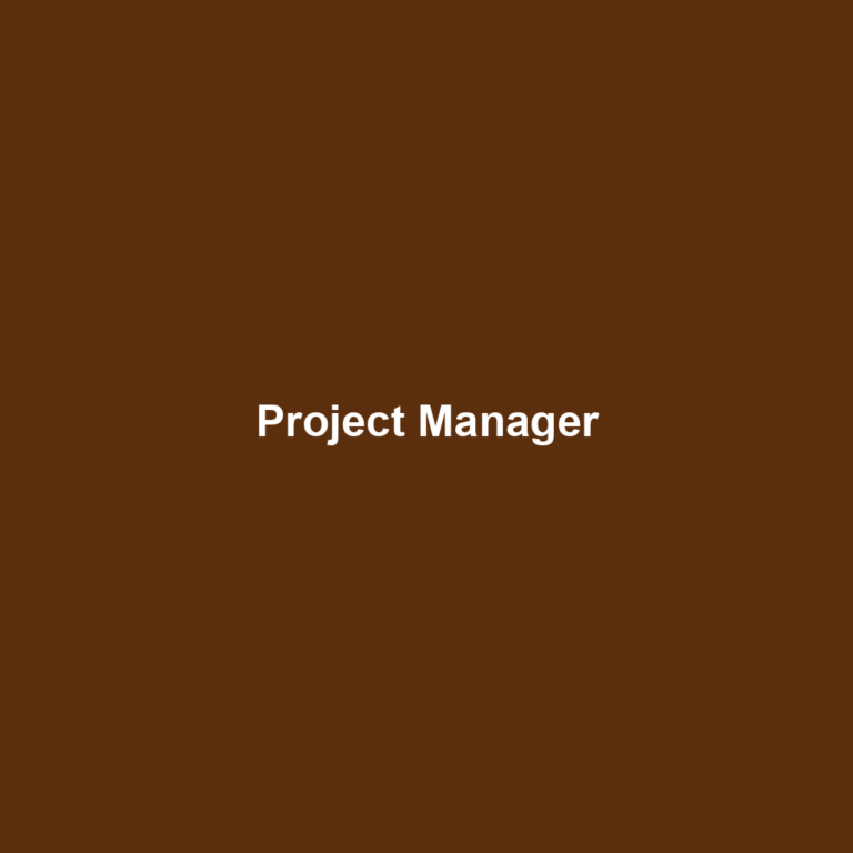 Project Manager