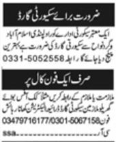 Electrician & Security Guard Jobs 2024