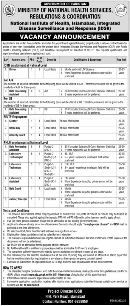 Opportunities at the National Institute of Health