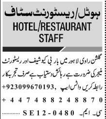 Hotel Staff Positions