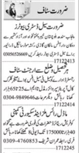 Manager and Sale Distributor Jobs at Private Company