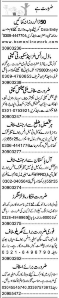 Job Vacancies at Private Company in Multan (2024)