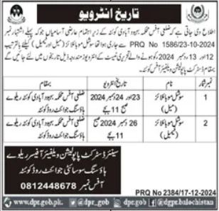 Social Mobilizer – Population Welfare Department 2024