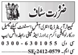 Computer Operator & Data Entry Operator Jobs 2025