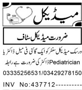 Doctor Jobs at Medical Center Peshawar