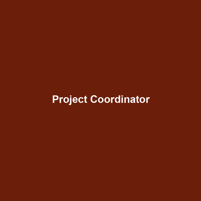Project Coordinator