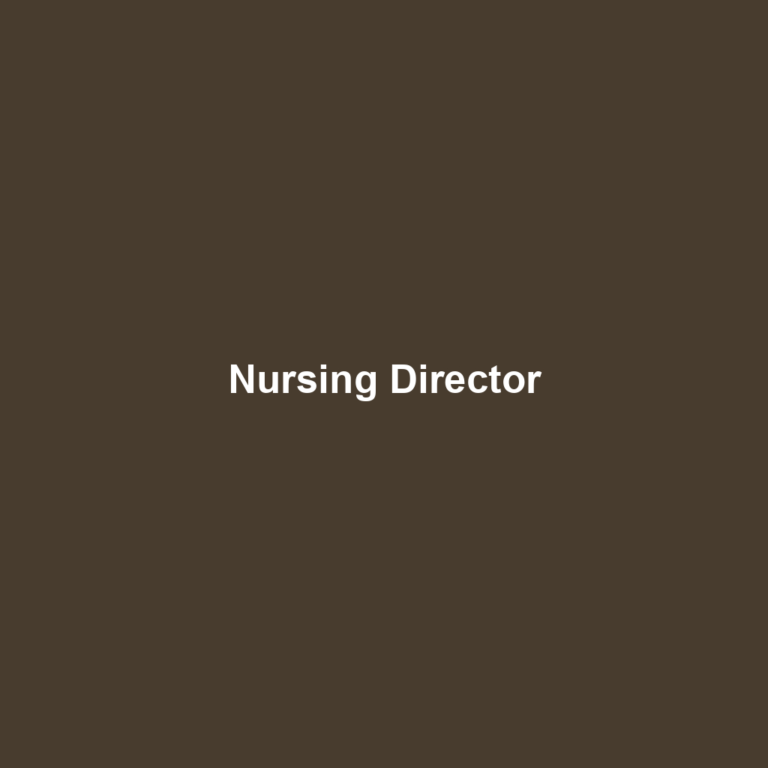 Nursing Director