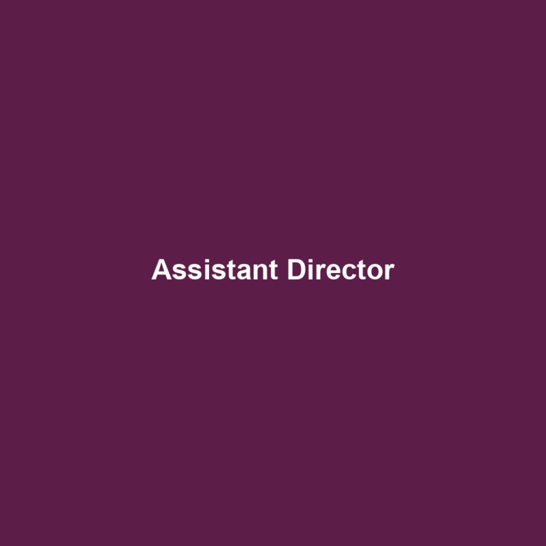 Assistant Director