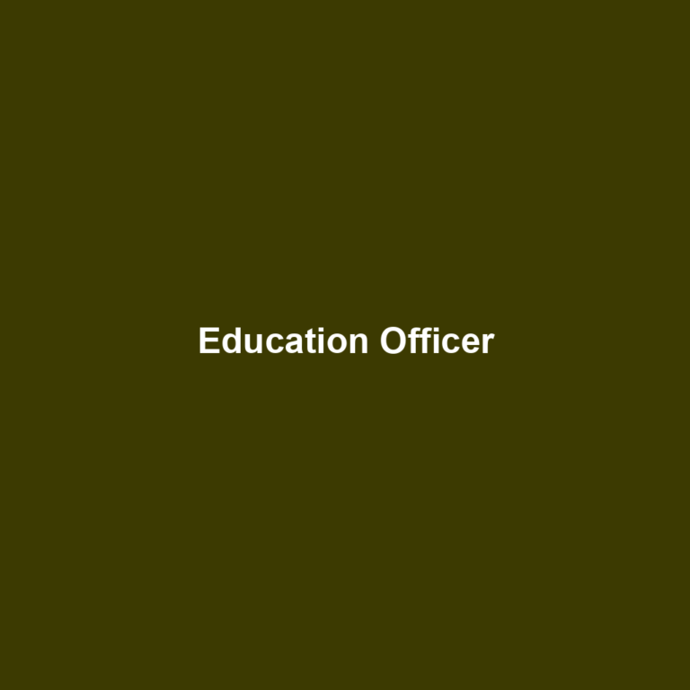 Education Officer