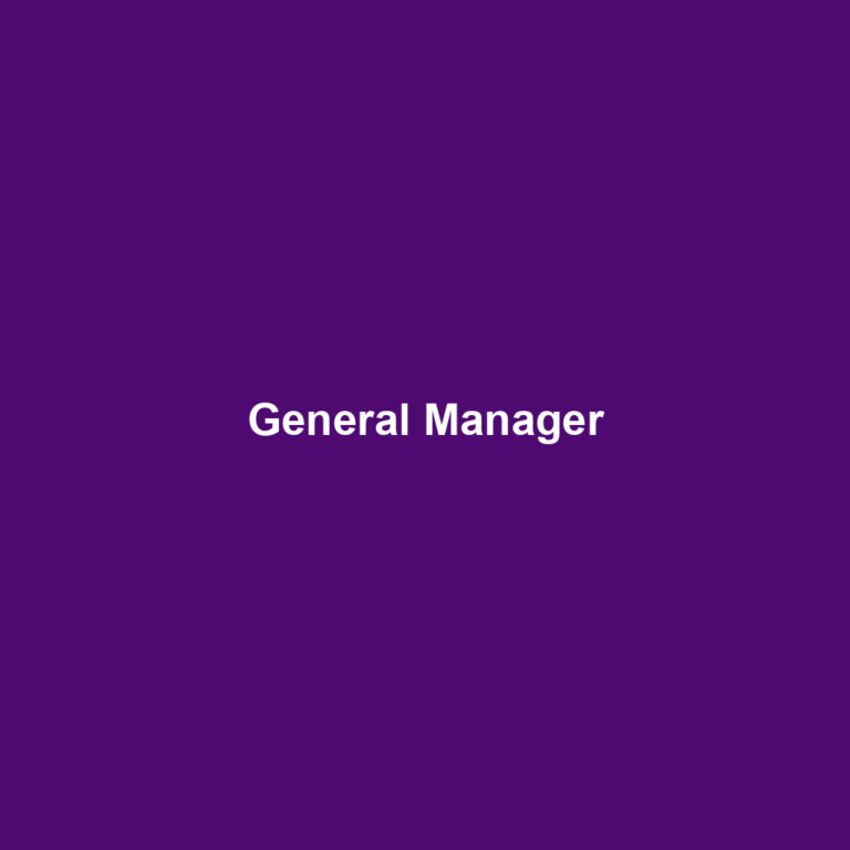 General Manager